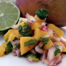 Grilled Teriyaki Mahi Mahi with Mango Salsa