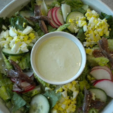 Green Green Dressing with a Little Salad