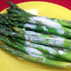 Oven Baked Asparagus With Mustard Sauce