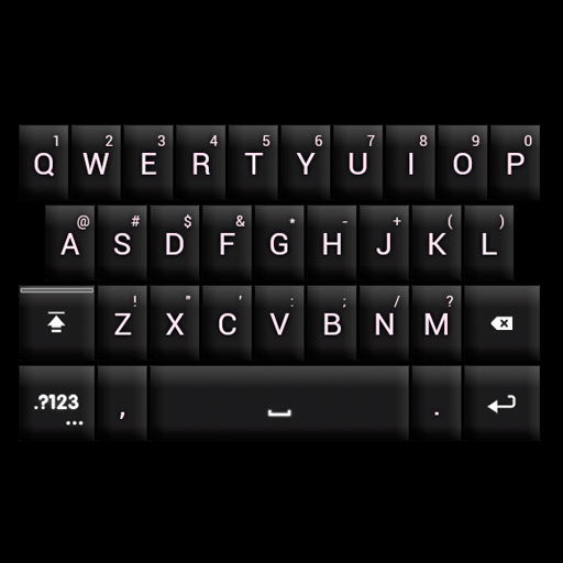 GO Keyboard Black/White Theme LOGO-APP點子