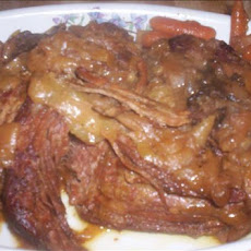 Crock Pot Caramelized Onion Pot Roast