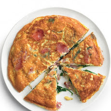 Frittata with Ham and Spinach