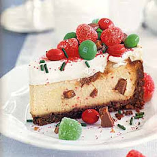 Christmas Cheesecake with English Toffee Filling