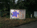 Violet Star Graffiti