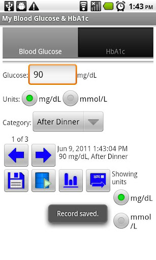 My Blood Glucose HbA1c