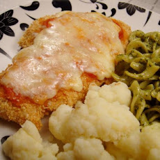 Lighter Chicken Parmesan With Simple Tomato Sauce