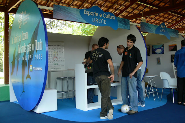 Stand da Urece no evento da Transpetro