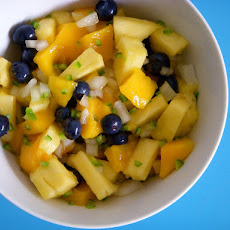 Spicy Mango Pineapple Salad (or Salsa)