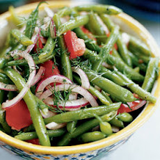 Marinated Green Beans and Tomatoes with Dill