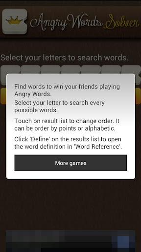 AngryWords Wordfeud Solver