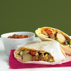 Pork and Cabbage-Slaw Burritos