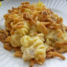 Leftover Creamy Buttery Chicken Pasta Bake