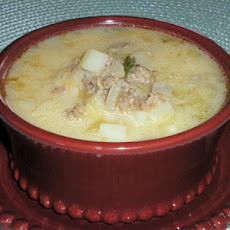 The Best Potato-Sausage-Cabbage Soup