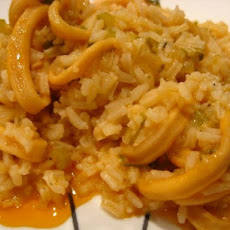 Kalamaria Pilafi ( Squid Pilaf)