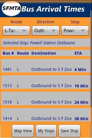 SFMTA Bus Tracker Pro