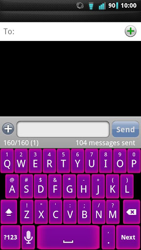 Girly Neon Keyboard Skin