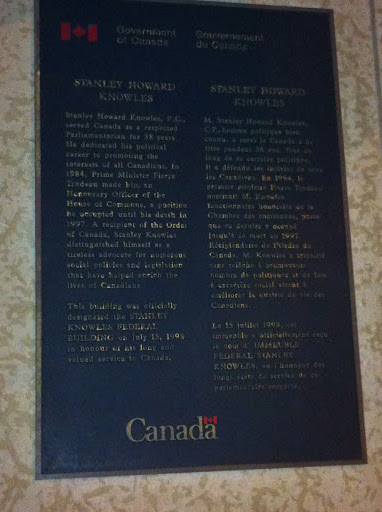 Stanley Knowles Plaque
