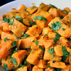 Sweet Potatoes with Lime-Cilantro Dressing