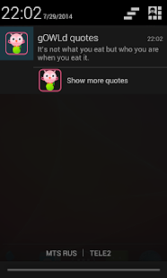 How to mod gOWLd quotes - diet motivation lastet apk for android