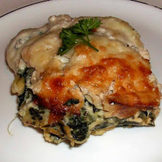 Crab and Spinach Lasagna