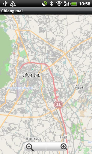 Chiangmai Street Map