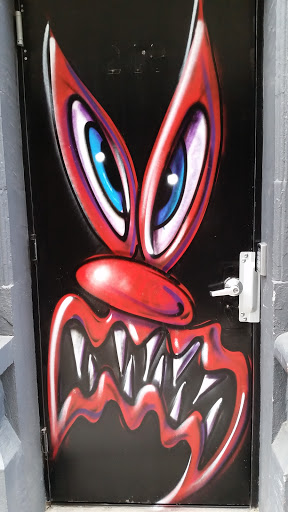 Scary Face Door