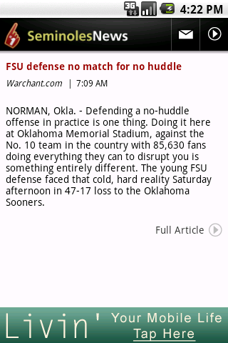 seminoles-news for android screenshot