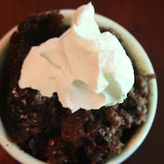 Low Fat Hot Fudge Spoon Cake