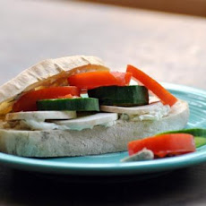 Laughing Cow-Cado Sandwich