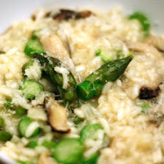 Dinner Tonight: Asparagus and Shiitake Risotto