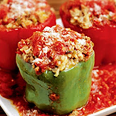Easy Sausage Stuffed Bell Peppers