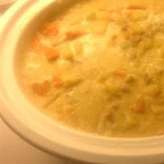 Creamy Slow Cooker Potato Cheese Soup