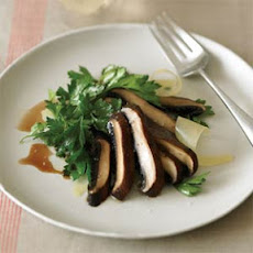 Slow-Roasted Portabellas on Parsley Salad