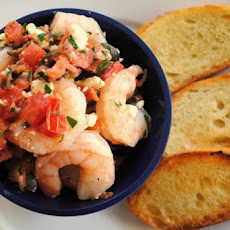 Greek Shrimp Bruschetta