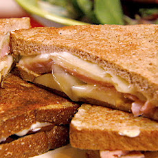 Croque Monsieur Sandwiches with Pears