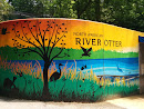 North American River Otter Mural 