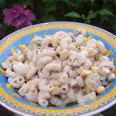 Corn and Black Bean Macaroni Salad - Tex Mex