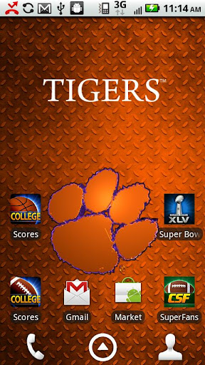 【免費運動App】Clemson Live Wallpaper HD-APP點子