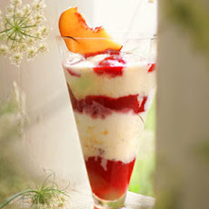 Peach Melba Parfaits