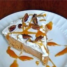 Brandied Pumpkin Ice-Cream Pie with Malted Pecans