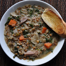 Sauerkraut Lentil Soup