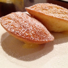 Lemon Curd Filled Madeleines