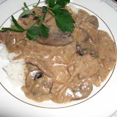 Slow Cooker Beef Stroganoff