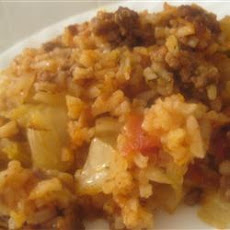Cajun Cabbage with Rice