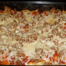 Do-Ahead Sausage Ravioli Casserole