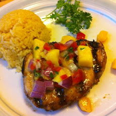 Grilled Marlin With Tropical Fruit Salsa