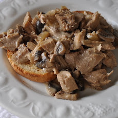 Leftover Turkey Sort-of-Stroganoff