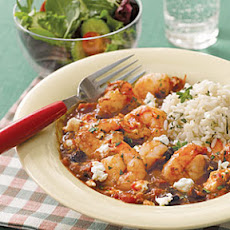 Shrimp with Tomatoes and Feta
