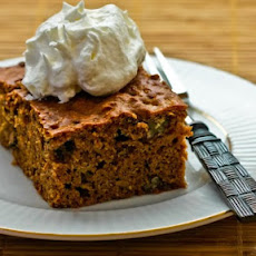 Low Sugar and Whole Wheat Apple Pear Cake with Pecans