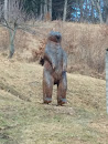Wooden Bear Statue